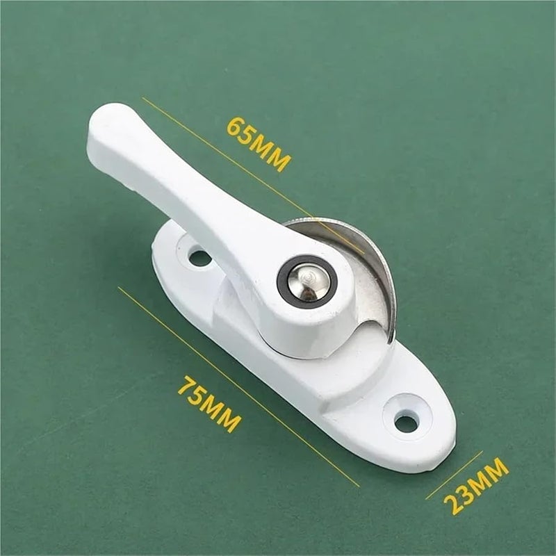 Grey 20Pcs Crescent Window Locks Two Way Safety Lock Handle With Installation Screws - Image 3