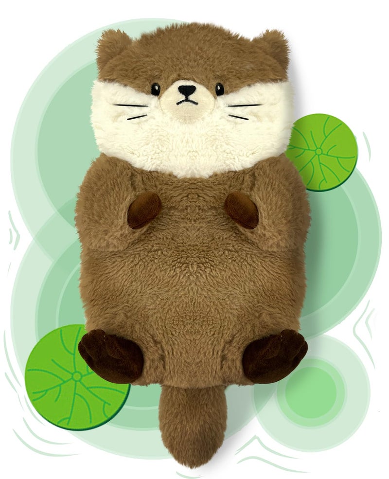 COMOIL COMOIL Otter Microwave Heating Pad for Women and KidsRemovable Weighted Heated Stuffed Animal158Adorable Soft Short Plush Heat Pack for Relief