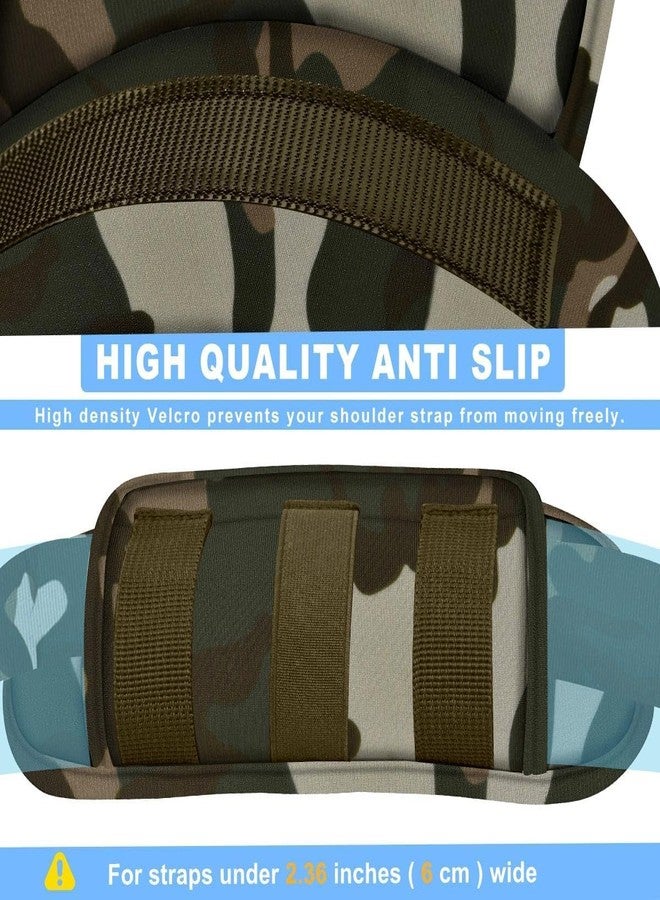 ZINZ 2-Pack Tactical Shoulder Pad, Ultra-Thick Comfort Cushion for Vest Straps, Backpacks, Breathable & Shock-Absorbing,Camouflage-Green - Image 3