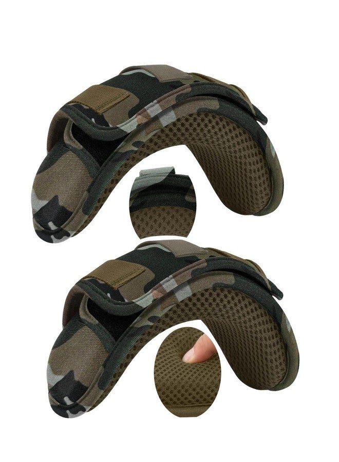 ZINZ 2-Pack Tactical Shoulder Pad, Ultra-Thick Comfort Cushion for Vest Straps, Backpacks, Breathable & Shock-Absorbing,Camouflage-Green - Image 1