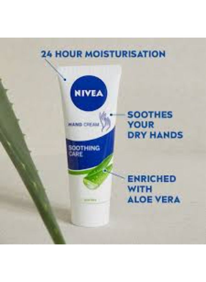 Nivea Aloe Vera Soothing Hand Cream 100ml - Image 2