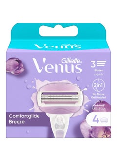 Gillette Venus ComfortGlide Breeze x4 razor blades - pzsku/Z92261F7AD48BF8867F8CZ/45/_/1713102892/1ec85a69-565c-4a06-8c05-a9391ce8e8e3