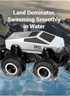 1:16 Scale Remote Control Car Off-Road Pick-up Truck, 4WD Waterproof RC Cars Hobby 2.4GHz Cybertruck Kids Toys for All Terrain, Monster RC Truck Car Toys Vehicles Kids Gifts for Boys/Girls Ages 8+ (RC car*1, remote control*1, USB charging cable*1, batteries*2, English instruction manual*1) - pzsku/Z92263B53079C5B6419AEZ/45/_/1732866523/cc565443-c5fb-49f7-9375-a9654d890dd6