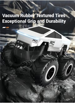 1:16 Scale Remote Control Car Off-Road Pick-up Truck, 4WD Waterproof RC Cars Hobby 2.4GHz Cybertruck Kids Toys for All Terrain, Monster RC Truck Car Toys Vehicles Kids Gifts for Boys/Girls Ages 8+ (RC car*1, remote control*1, USB charging cable*1, batteries*2, English instruction manual*1) - pzsku/Z92263B53079C5B6419AEZ/45/_/1732867906/350408b6-d66c-4c3a-932f-d852fcfc9830