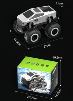 1:16 Scale Remote Control Car Off-Road Pick-up Truck, 4WD Waterproof RC Cars Hobby 2.4GHz Cybertruck Kids Toys for All Terrain, Monster RC Truck Car Toys Vehicles Kids Gifts for Boys/Girls Ages 8+ (RC car*1, remote control*1, USB charging cable*1, batteries*2, English instruction manual*1) - pzsku/Z92263B53079C5B6419AEZ/45/_/1732867918/64001617-9113-41d9-818f-e5783f03f631