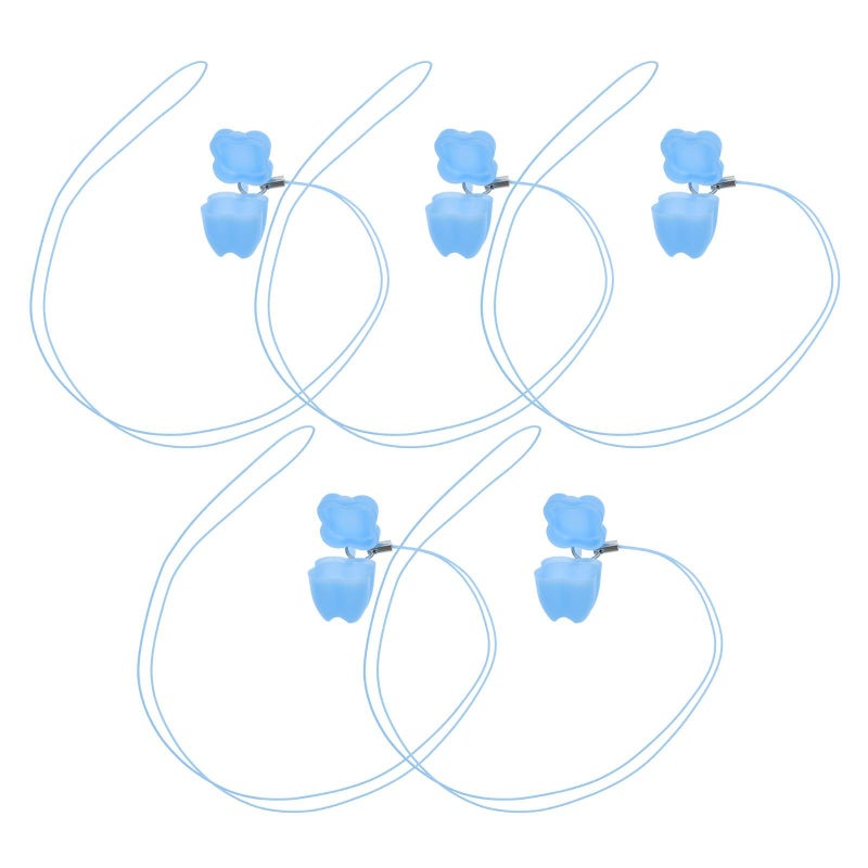 Blue Tooth Keepsake Organizer 5pcs With Rope For Boys Memorial Box - Image 2