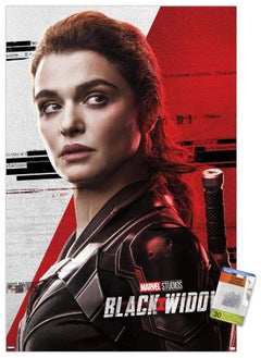 Trends International Marvel Cinematic Universe Black Widow Melina Wall Poster With Push Pins  - Image 1