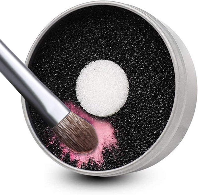 MSQ Makeup Brush Cleaner Color Removal Sponge Easy to Clean Brushes Removes Shadow Color Makeup Brush Cleaning Box Dry Brush Colour Removal Sponge