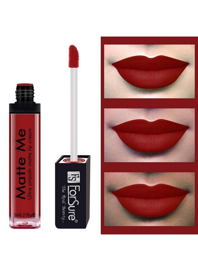 FORSURE - Matte Me Liquid Lipstick Non Transferable (Pack Of 3) (Rich Pink Nude Matte Red) - Image 1