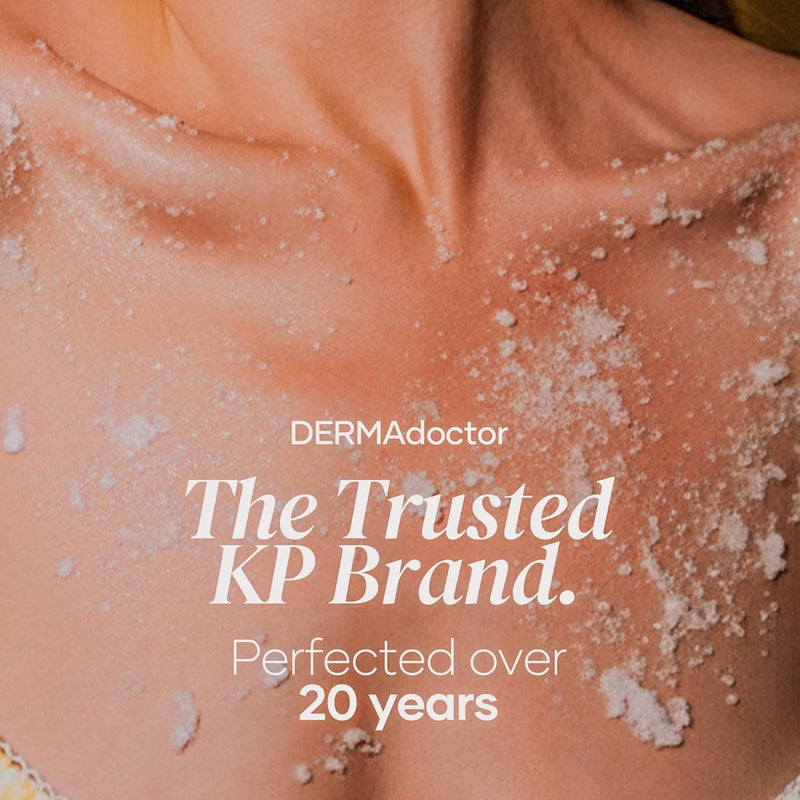 DERMAdoctor KP Bump Eraser Body Scrub with 10% AHAs + PHAs for Keratosis Pilaris, Dry, Rough, and Bumpy Skin, Dermatologist Formulated Exfoliating Body Scrub with Glycolic and Lactic acids - 16 Fl oz - Image 4