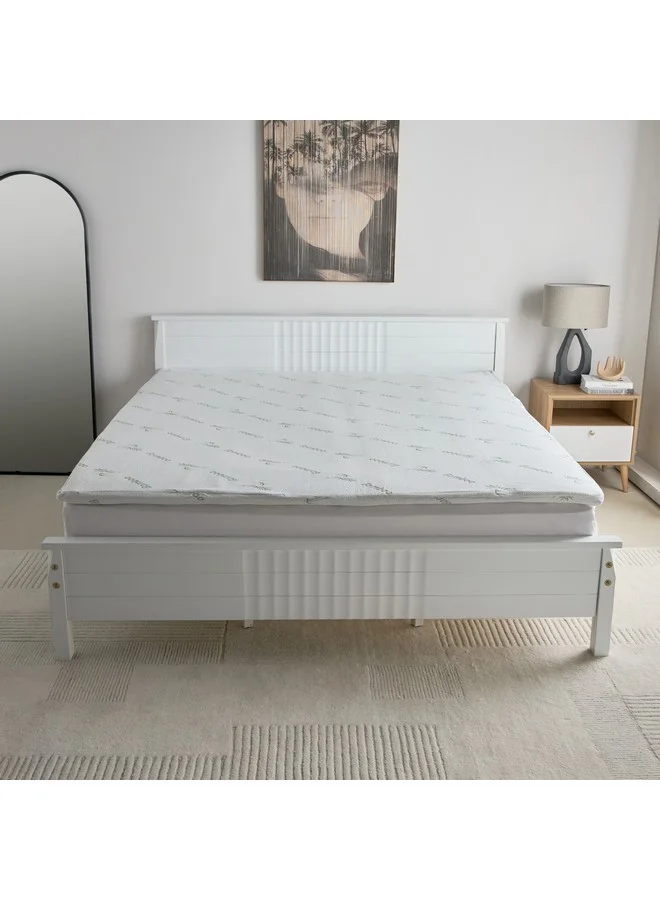 Home Box Relax Memory Foam King Mattress Topper 200 x 4 x 180 cm