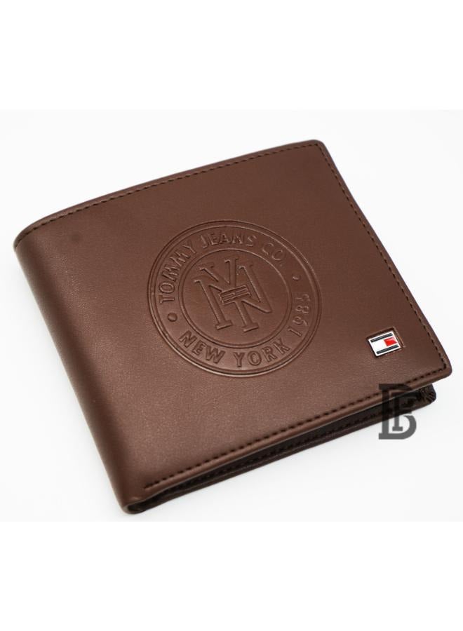 Tommy Hilfiger Plus Tommy Hilfiger Men Leather Global Coin Wallet - Brown  - Image 3