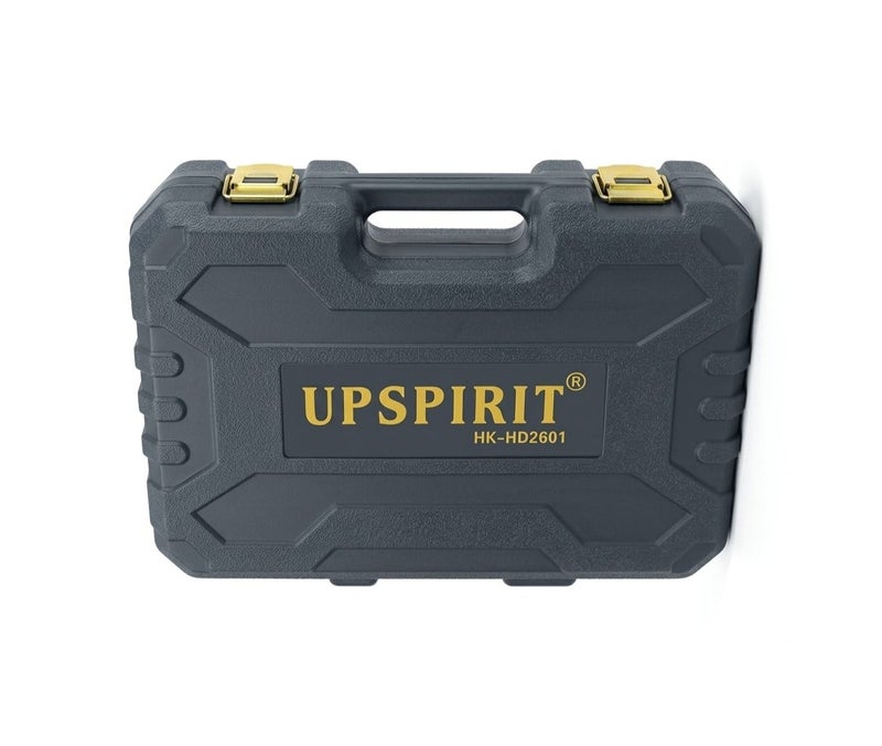 أب سبيريت مجموعة مثقاب المطرقة الدوارة الكهربائية UPSPIRIT HK-HD2601 مع حقيبة - Image 3
