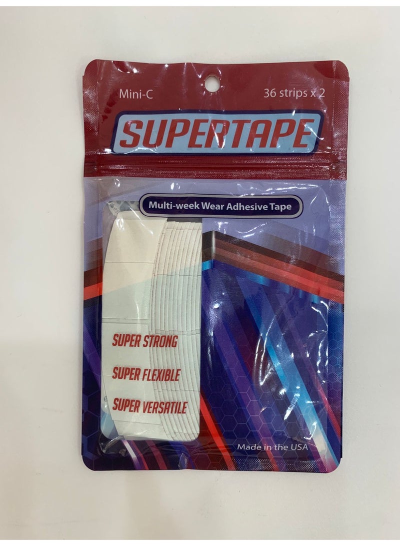 SUPERTAPE Mini-C Contour (36 Strips x 2)