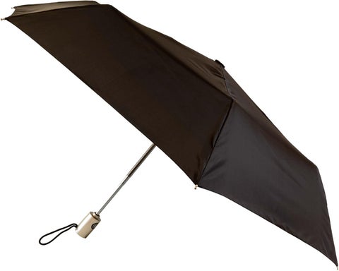 Totes NeverWet technology Auto Open Auto Close Black 43 arc Umbrella Medium