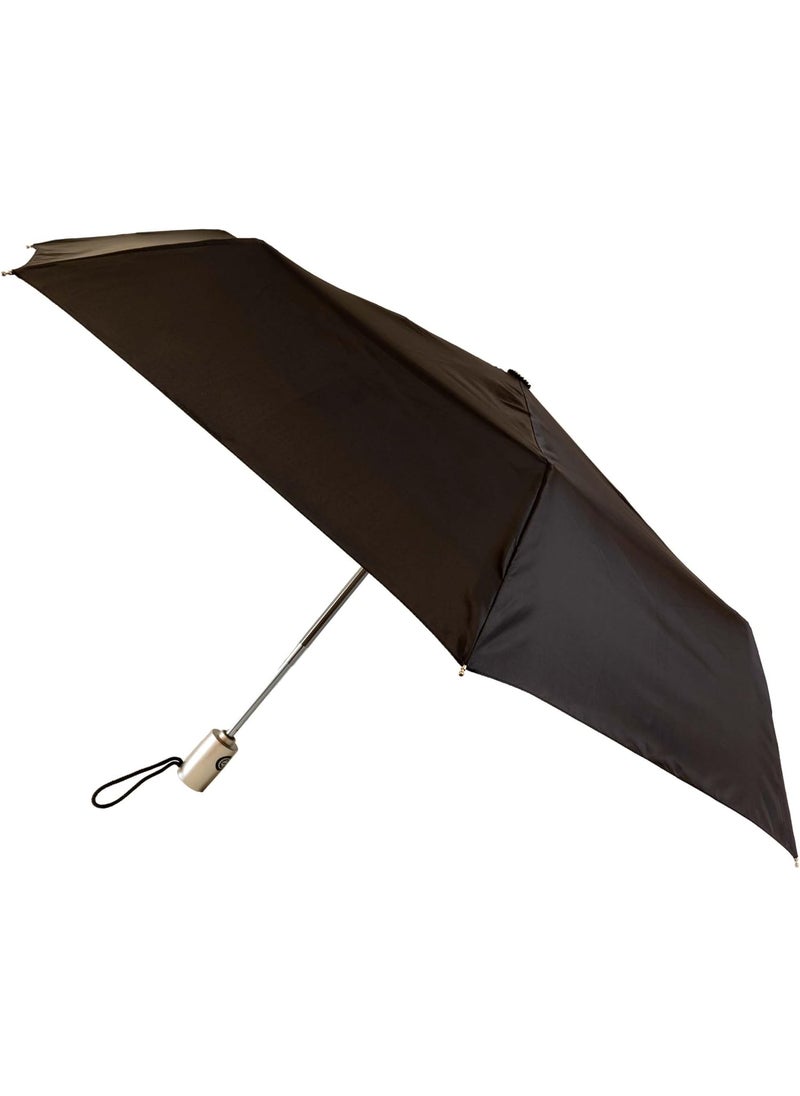 Totes Totes NeverWet technology Auto Open Auto Close Black 43 arc Umbrella Medium 