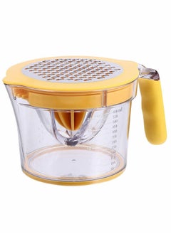 NIBEMINENT Multifunctional Manual Juicer Squeezer Press for Citrus Lemons Orange Lime Tangerines And Other Fruits (Yellow)  - Image 1