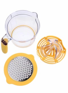 NIBEMINENT Multifunctional Manual Juicer Squeezer Press for Citrus Lemons Orange Lime Tangerines And Other Fruits (Yellow)  - Image 2