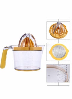 NIBEMINENT Multifunctional Manual Juicer Squeezer Press for Citrus Lemons Orange Lime Tangerines And Other Fruits (Yellow)  - Image 5