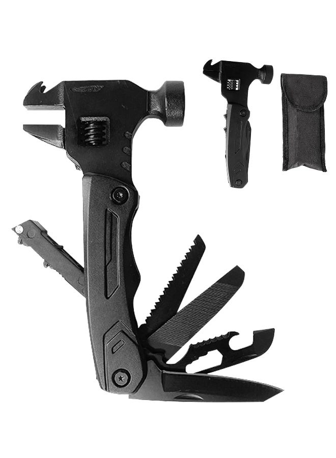 Multitool Hammer Screwdriver Multi-function Wrench Bottle Opener Cool Gadgets for Camping Survival Gear Outdoor Travel Home DIY Use Outdoor Emergency Tool Gifts for Men Husband Men Dad  - Image 1