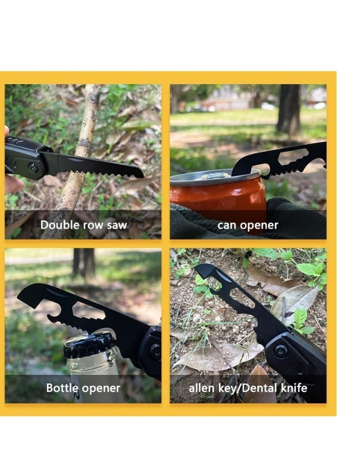 Multitool Hammer Screwdriver Multi-function Wrench Bottle Opener Cool Gadgets for Camping Survival Gear Outdoor Travel Home DIY Use Outdoor Emergency Tool Gifts for Men Husband Men Dad  - Image 3