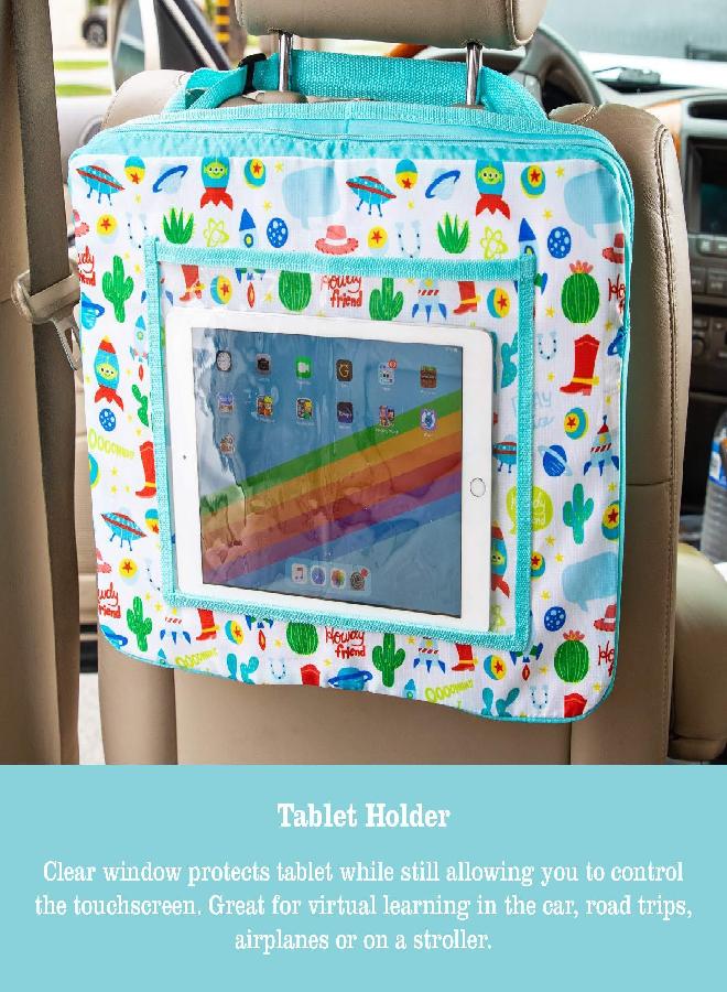 J.L. Childress J.L. Childress Disney Baby by 3-in-1 Travel Tray & iPad Tablet Holder, Car Seat Lap Tray for Toddlers & Kids, Toy Story , 12x16x3 Inch (Pack of 1)  - Image 2