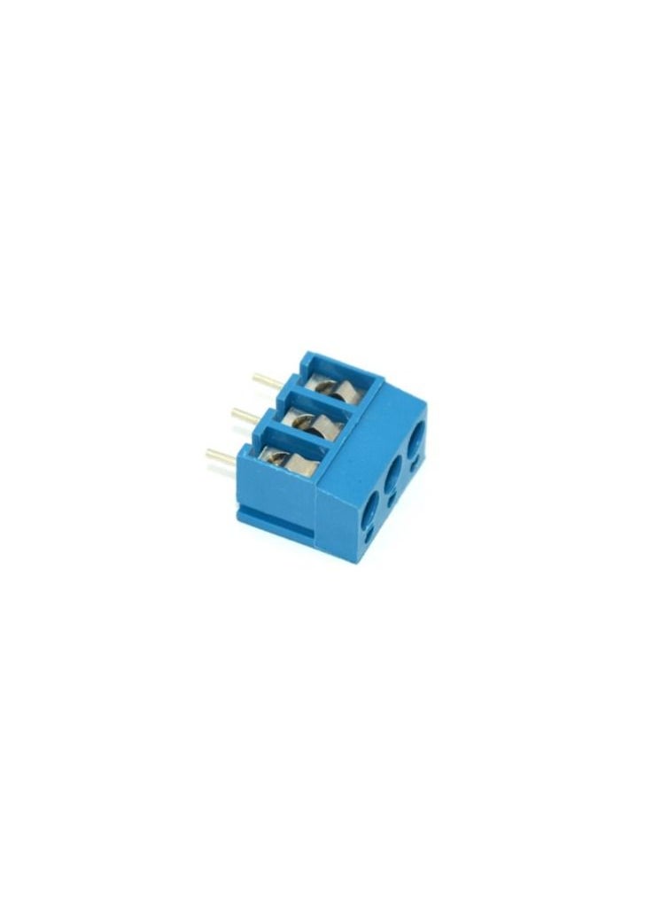 Generic - 3 Pin Plug in Terminal Block Connector 5.0mm Pitch PCB (10 PCS) - Image 1