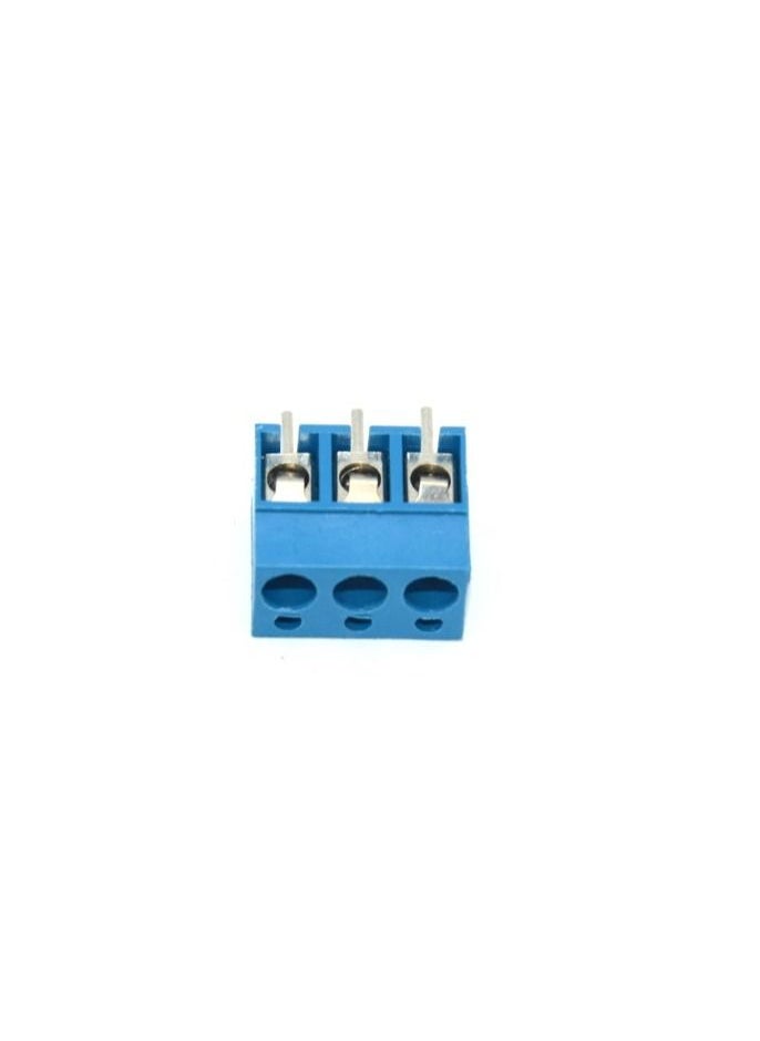 Generic - 3 Pin Plug in Terminal Block Connector 5.0mm Pitch PCB (10 PCS) - Image 1