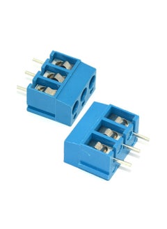 3 Pin Plug in Terminal Block Connector 5.0mm Pitch PCB (10 PCS)
