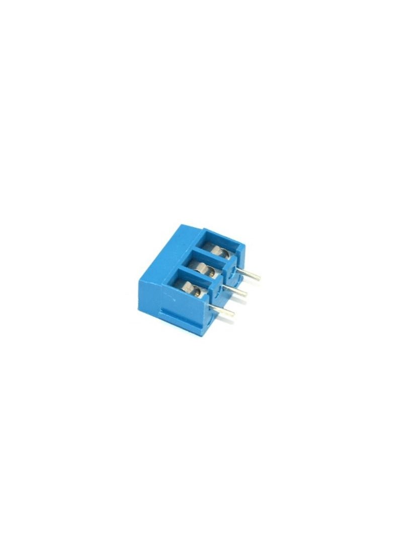 Generic - 3 Pin Plug in Terminal Block Connector 5.0mm Pitch PCB (10 PCS) - Image 1