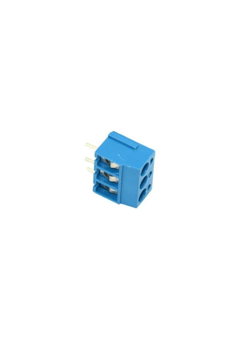 Generic - 3 Pin Plug in Terminal Block Connector 5.0mm Pitch PCB (10 PCS) - Image 1