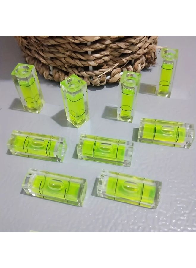 8 Pcs Round Bubble Levels High Precision Acrylic Spirit Level For Surveying Construction DIY - Image 1