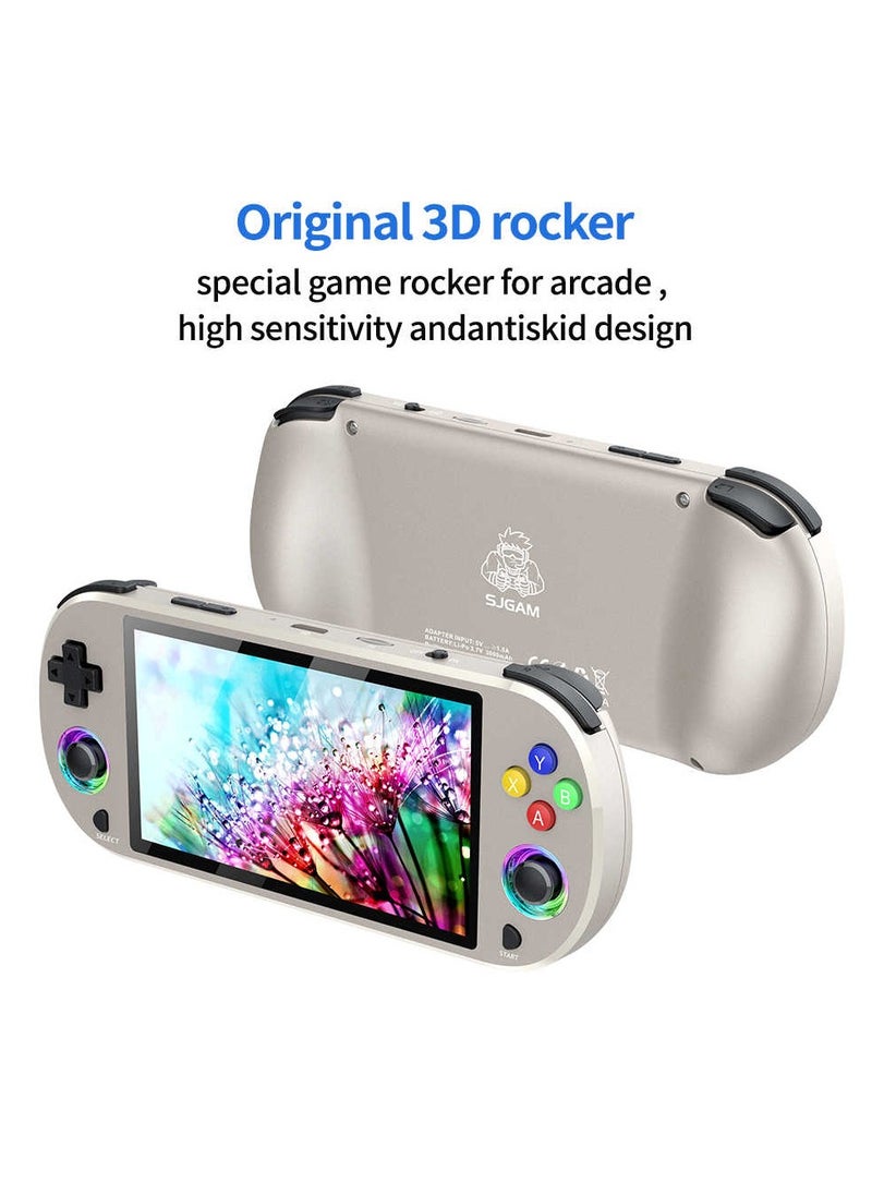 M22 Pro Gaming Handheld Stick 4K Retro Game Console 5.0 Inch HD IPS Screen Portable Gamepad Handheld Console