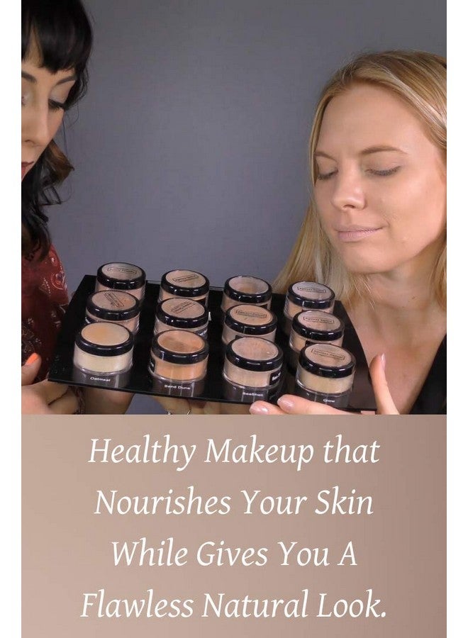 Ageless Derma Mineral Face Powder Foundation Makeup. Natural Full Coverage Loose Foundation With Vitamin And Green Tea. Made In Usa - Image 5