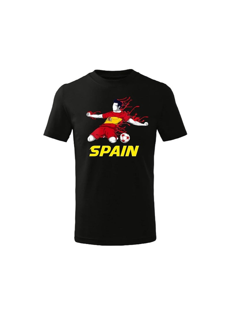 Spain Football Team World Fans printed T shirts Supporting The Team Football Team Jersey T shirts For Men | Women | Kids to win the cup - Image 1