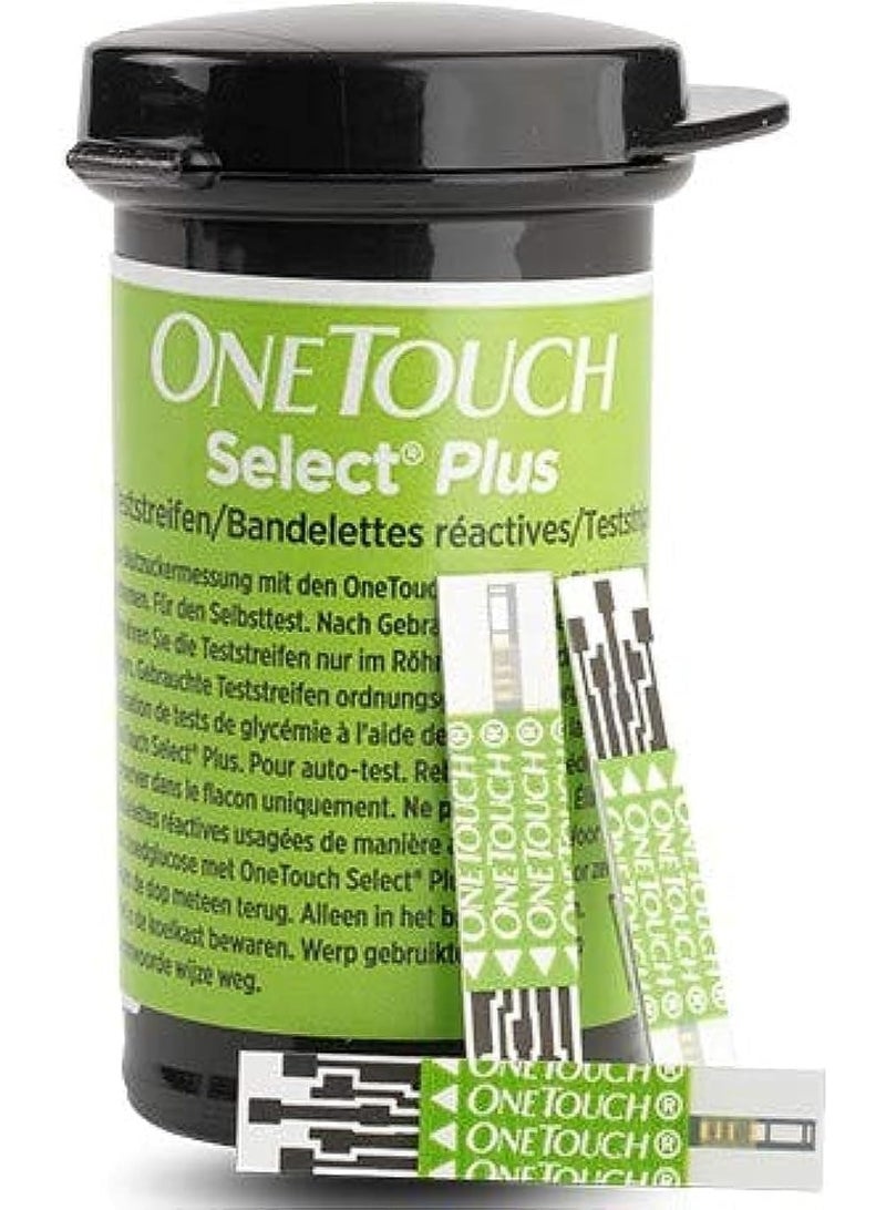 ONETOUCH One Touch Select Plus Blood Glucose Strips, 50 Strips - Image 1
