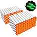 AMOSTING 100PCS Refill Darts for Nerf N Strike Elite 20 Series Glow in The Dark Bullets Pack Compatible with All Elite Blasters White - Image 3