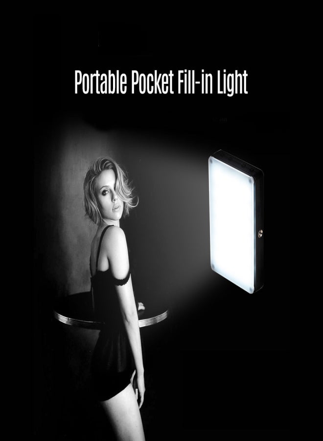 فيلتروكس مصباح فيديو LED محمول Viltrox RB08، مزود بـ 24 حبة إضاءة، سطوع قابل للتعديل من 2500 كلفن إلى 8500 كلفن، مؤشر تجسيد اللون 95+، مع شاشة عرض، موزع ضوء، كابل شحن USB، محول قاعدة ساخنة، مناسب لتصوير الاستوديو، تصوير البورتريه، تصوير الحياة اليومية، وتسجيل الفيديو. - Image 2