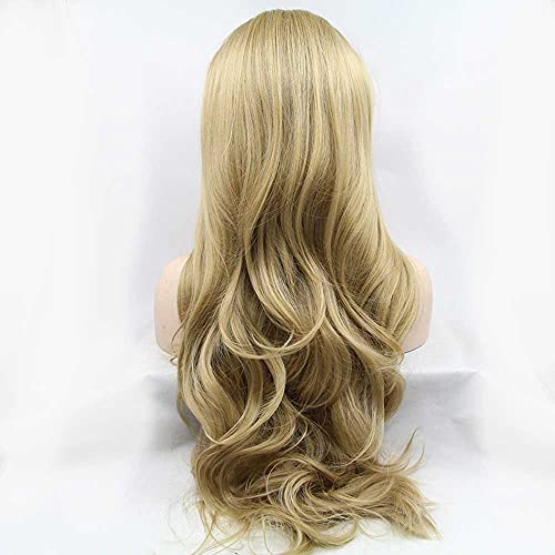 melody wig Synthetic Blonde Lace Front Wigs Long Blonde Wigs For Women Hair Heat Resistant Fiber Long Lace Blonde Wigs - Image 3
