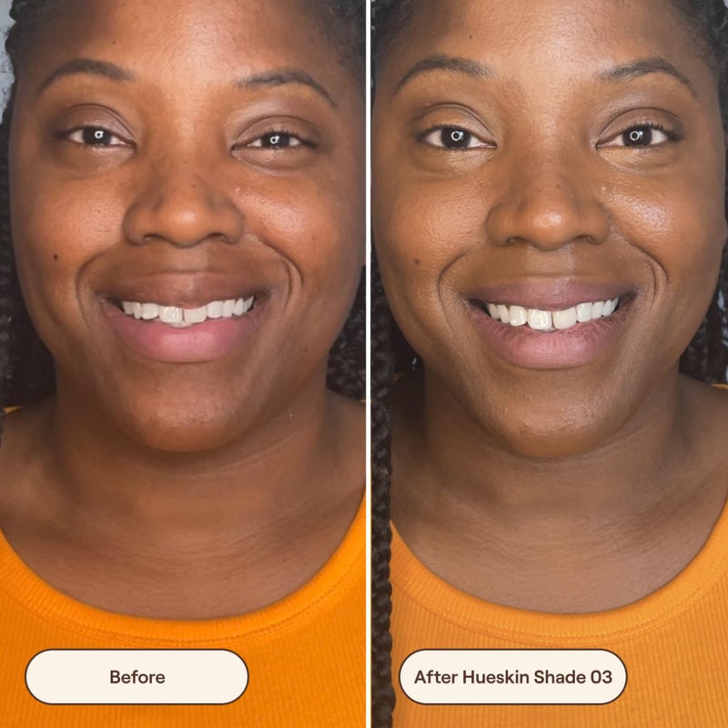 Live Tinted Hueskin Serum Concealer - Medium-to-Full Coverage Concealer with Niacinamide, & Hyaluronic Acid for Dark Circles, Fine Lines & Wrinkles, Buildable Long-Lasting Formula, 0.35 oz - Shade 3 - Image 4