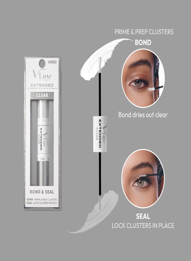 iEnvy i•ENVY Extended Bond & Seal for False Lash Clusters & Strip Lash, Dual-Ended Lash Glue Adhesive for Light & Clean DIY Extension, Non-Damaging & Residue Free, All Day Wear with Biotin & Vitamin E - Image 5