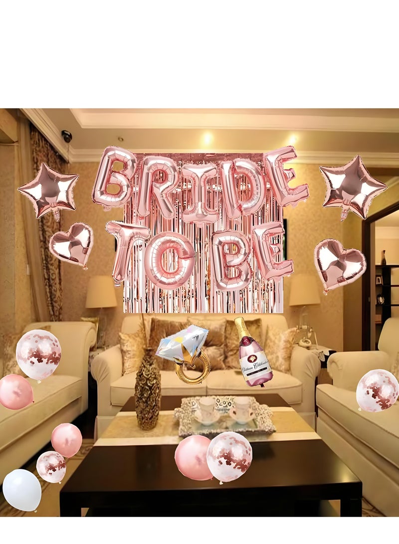 Lee Yon 72-Piece Bride to Be Decoration Set Party Balloons Bride To Be Balloon Package - Image 3