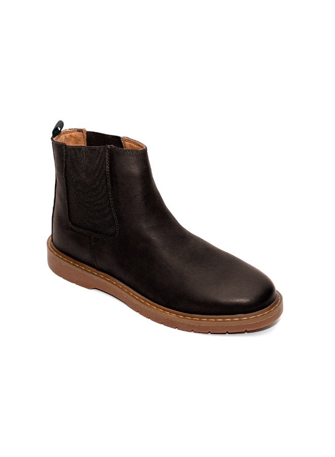 Levent Men Genuine Leather Half Boot - Brown - Image 2