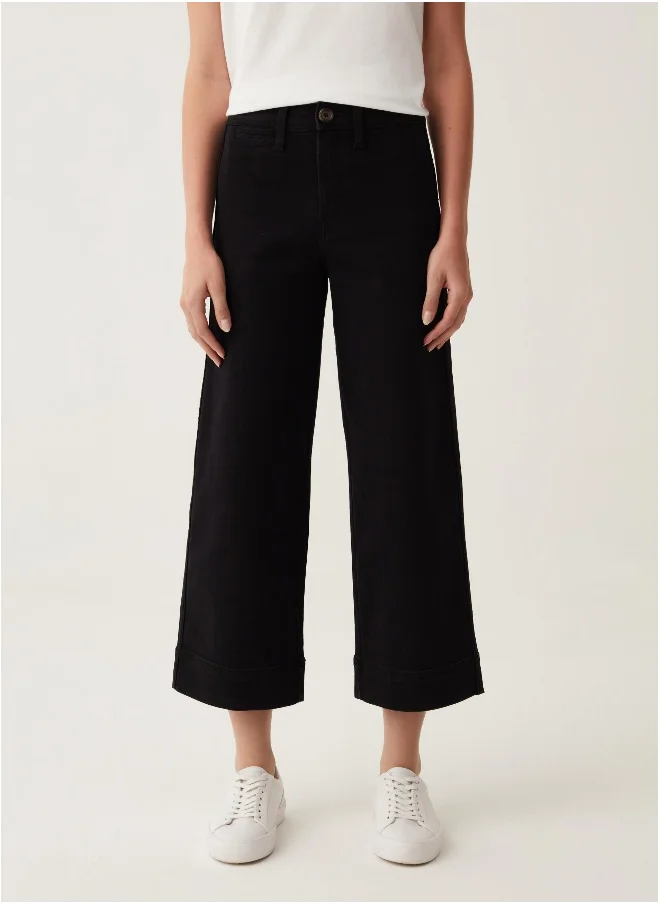 Ovs Wide-leg culotte jeans