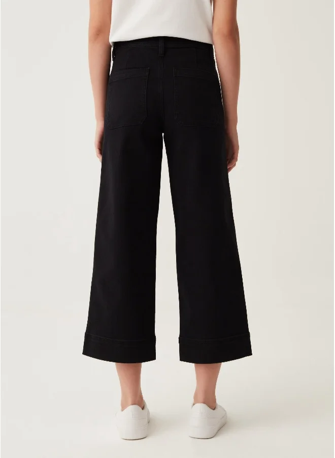 Ovs Wide-leg culotte jeans
