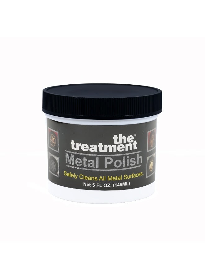 The Treatment Metal Polish 148ml – All Metal Surface Cleaner and Shine Restorer for Chrome, Brass, Silver, Stainless Steel, Aluminum, Wheels, Motorcycle Parts, Car Trim, Household Metal, Easy Wipe On & Wipe Off Formula - Image 2