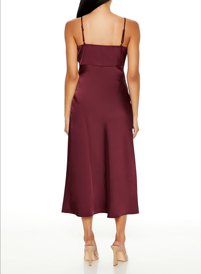 FOREVER 21 Lace-Trim Maxi Slip Dress - Image 3