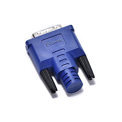 EVanlak DVI Dummy Plug Headless Ghost Functionally Stable Dummy Plug Virtual Display RGB Monitor Headless Display Emulator Operating System Boot and Load Resolutions 1920x1080@60hz up to2560x1600@60 - Image 2