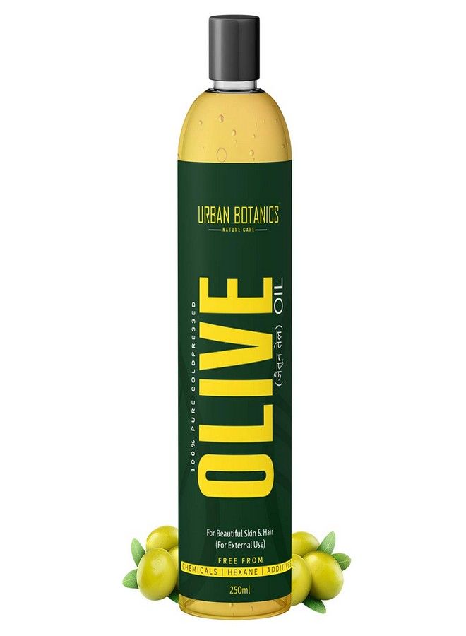 UrbanBotanics UrbanBotanics® Pure Cold Pressed Olive Oil For Hair and Skin, 250ml  - Image 1