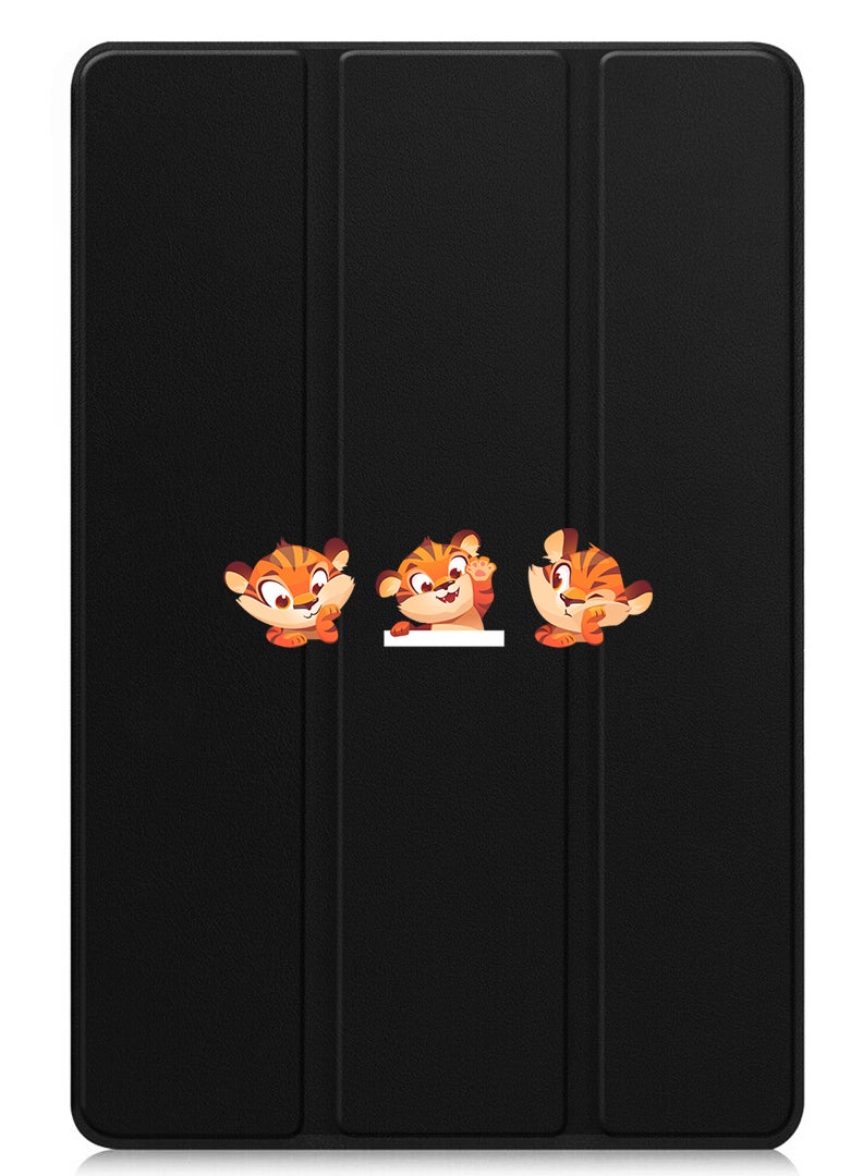 Theodor Protective Flip Case For Xiaomi Pad 7 & Xiaomi Pad 7 Pro With Trifold Stand Auto Wake Sleep Shockproof Cover - Cute tiger expressions - Image 1